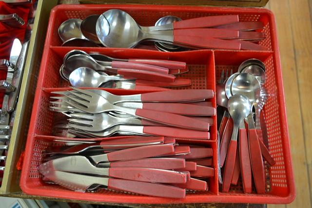 Appraisal: COLLECTION OF GEORG JENSEN STAINLESS STEEL CUTLERY