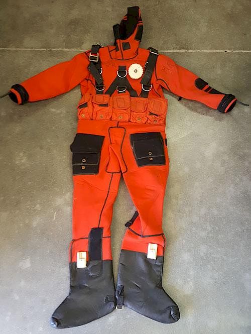 Appraisal: US Navy hot water dive suit Item G US Navy