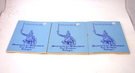 Appraisal: Lot of reference volumes Imperial German Edged Weapons catalog and