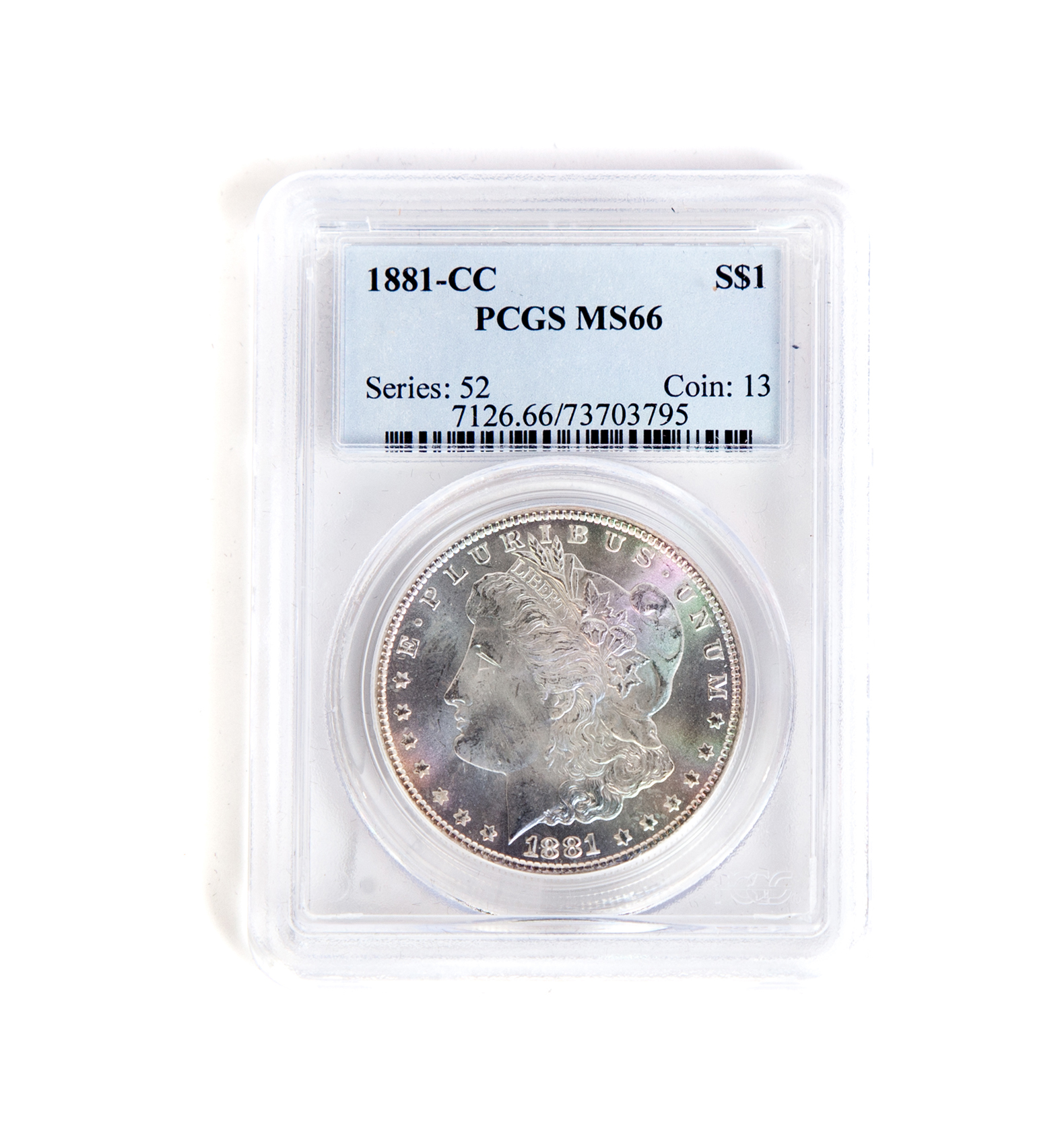 Appraisal: CARSON CITY MORGAN SILVER DOLLAR MS PCGS