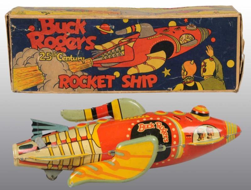 Appraisal: Marx Buck Rogers Rocket Ship Toy in Orig Box Description