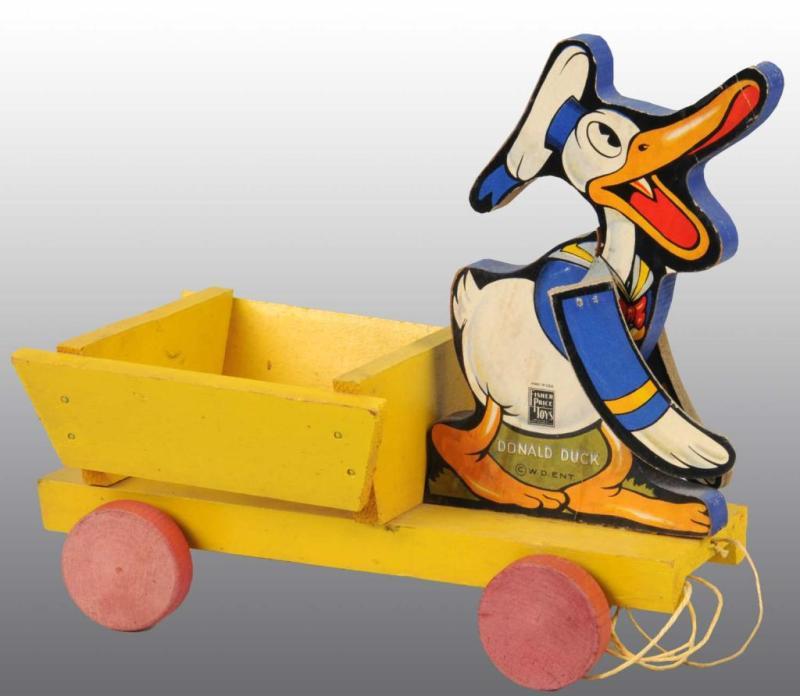 Appraisal: Fisher Price No Donald Duck Delivery Toy Description Paper on