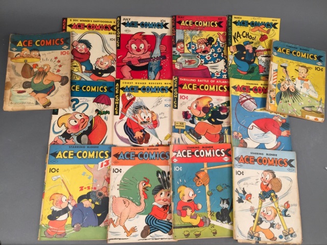 Appraisal: Fifteen Ace Comics March -August Ungraded unrestored Most of these