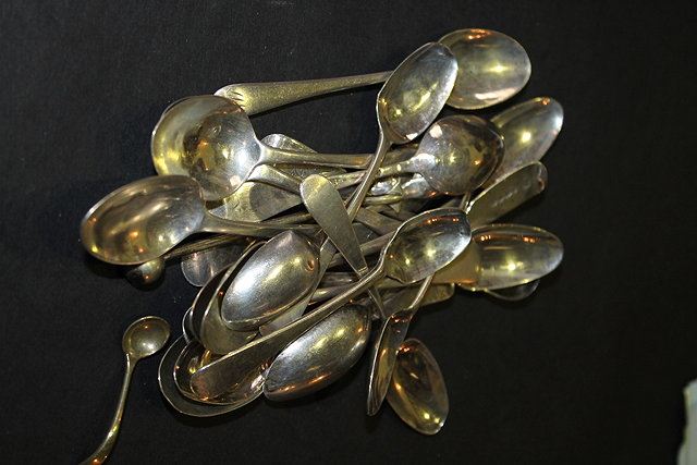 Appraisal: A COLLECTION OF MISCELLANEOUS SILVER TEASPOONS various dates and makers