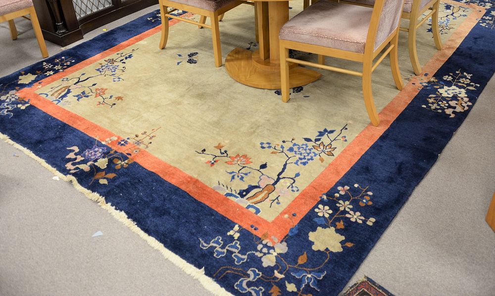 Appraisal: Art Deco Chinese Oriental carpet ' x ' Art Deco