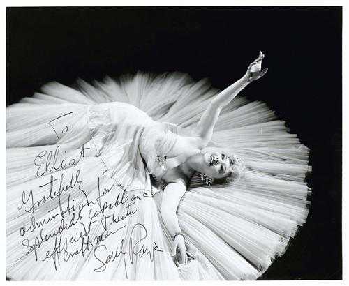 Appraisal: SALLY RAND - HOLLYWOOD Photograph signed and dedicated to Eliot