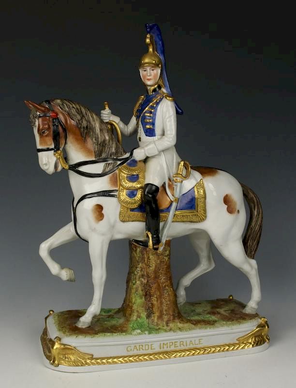 Appraisal: Scheibe Alsbach Kister soldier figurine Garde Imperiale MANUFACTURE Scheibe Alsbach