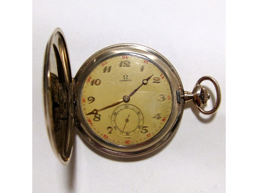 Appraisal: Rolled gold Omega pocket watch