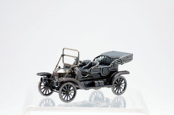 Appraisal: Silver miniature Franklin Mint sterling car Stanley Steamer model Weight