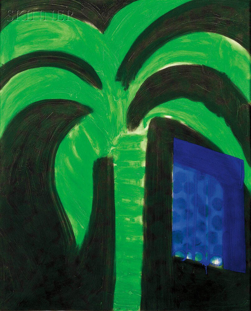 Appraisal: Howard Hodgkin British b Palm and Window - edition of