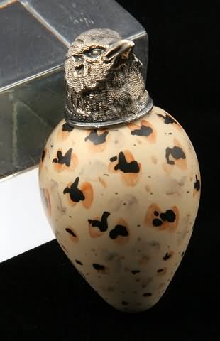 Appraisal: Circa Bursalem England modeled as a birds egg with figural