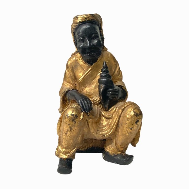 Appraisal: Chinese Gilt Bronze Seated Buddha Sculpture Chinese Gilt Bronze Seated