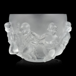 Appraisal: A Lalique Luxembourg Bowl Second Half th Century Height x