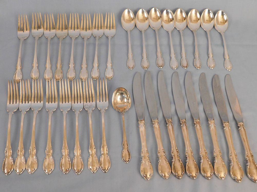 Appraisal: TOWLE LEGATO STERLING FLATWARE SET Sterling silver flatware service for