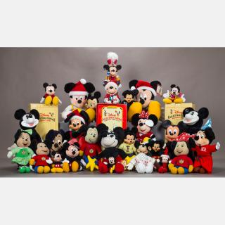 Appraisal: A Miscellaneous Collection Mickey and Minnie Mouse Plush Figures th