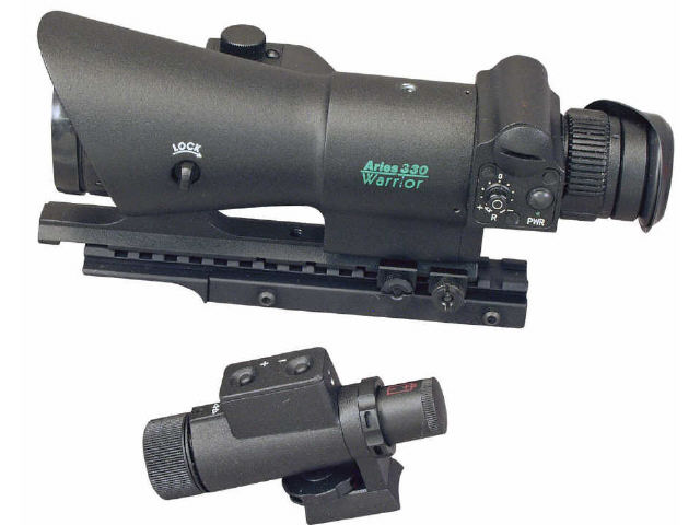 Appraisal: Aries Warrior infra-red night telescope site with mounting rail and