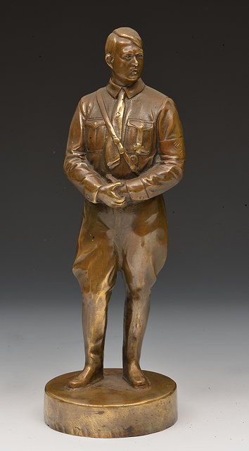 Appraisal: A COLD-CAST STANDING FIGURE OF ADOLF HITLER in military dress