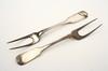 Appraisal: FORKS - Pair of early Irish sterling two tine forks