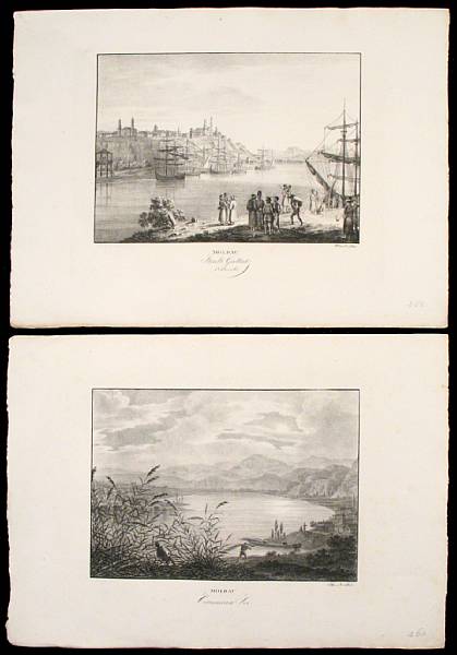 Appraisal: Plates Austria Group of lithographic views of Vienna