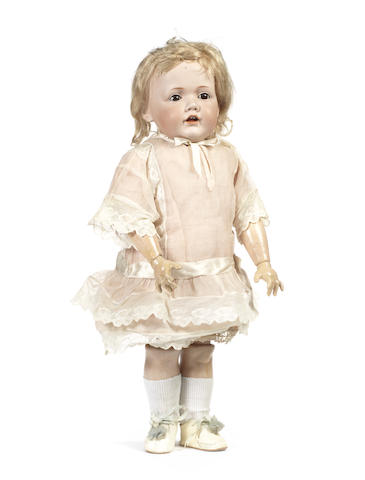 Appraisal: Rare Kestner 'Hilda' toddler The pale bisque head with weighted