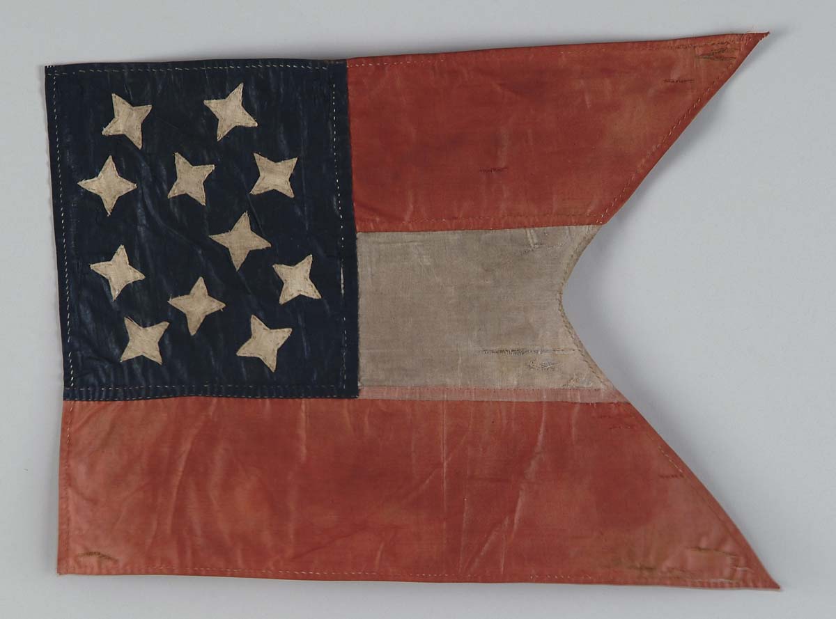 Appraisal: CONFEDERATE ST NATIONAL STARS BARS LANCE PENNON Due to the