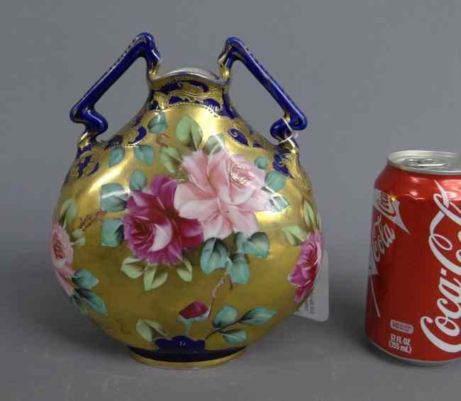 Appraisal: Hand painted Nippon vase '' Ht