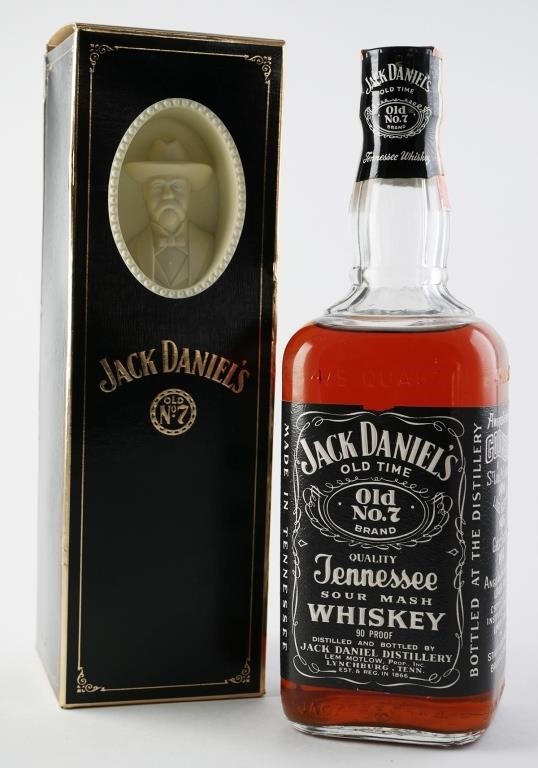 Appraisal: Sealed bottle of Jack Daniels bourbon believed to be early