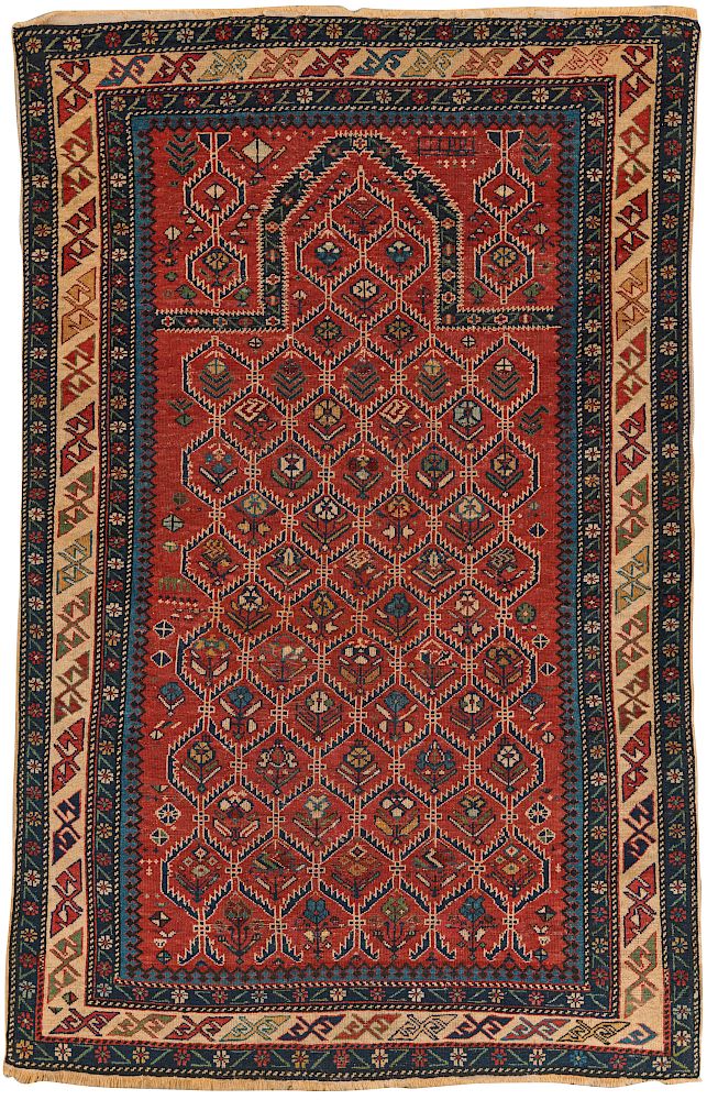 Appraisal: Marasalli Prayer Rug Caucasus late th century ft in x