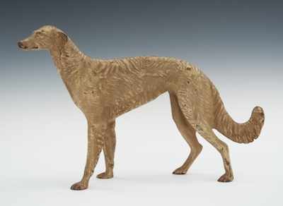 Appraisal: A Hubley Borzoi Cast Iron Doorstop Apprx - H x