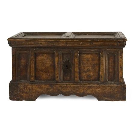 Appraisal: German Baroque Style Pine Document Box Estimate -