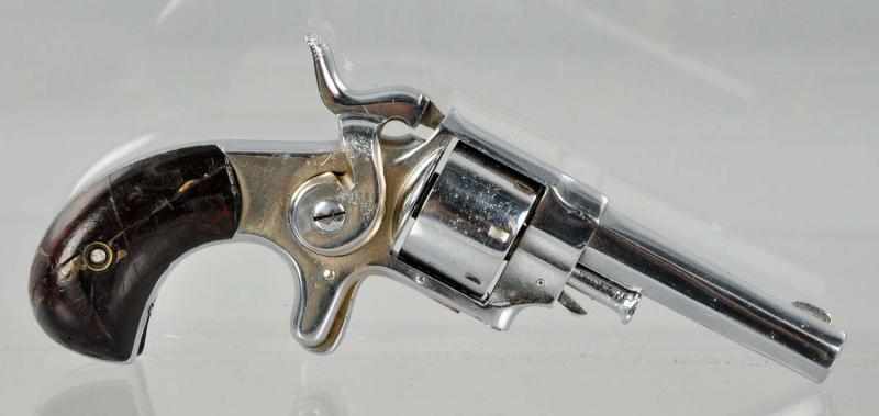 Appraisal: Unknown Pistol Description Cal GA Small vintage revolver with side