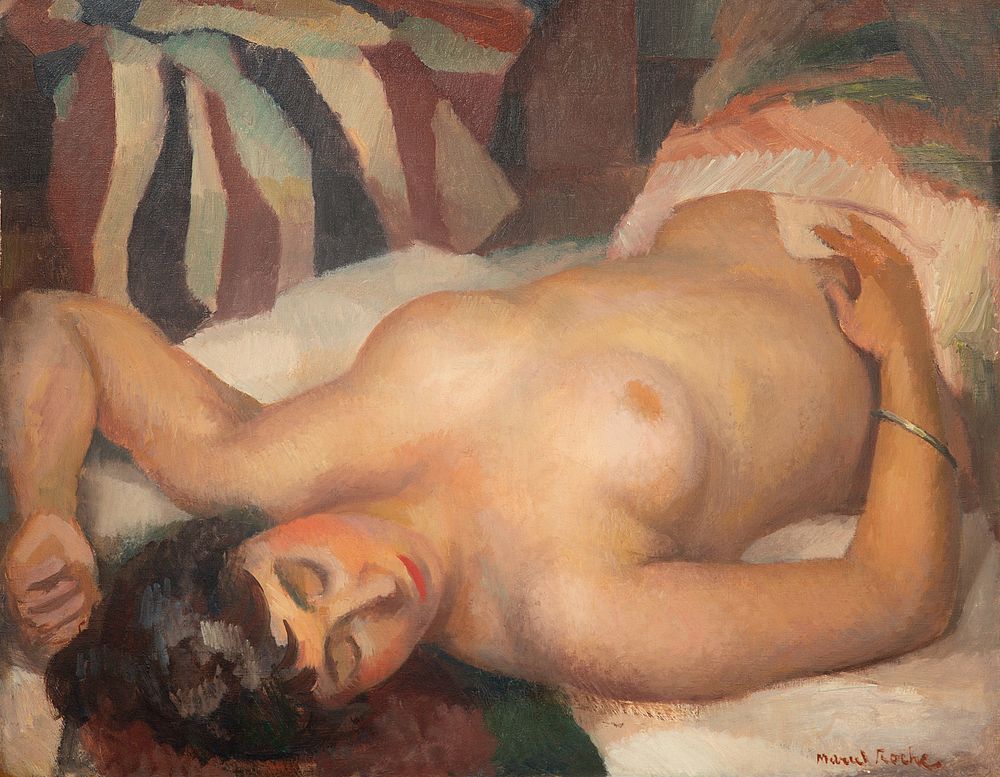 Appraisal: MARCEL ROCHE FRENCH - MARCEL ROCHE FRENCH - A Reclining