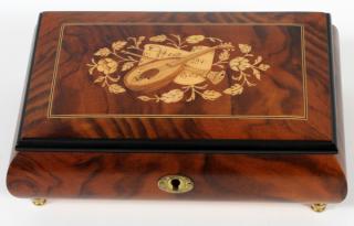 Appraisal: ITALIAN INLAID MUSIC BOX MODERN ITALIAN INLAID MUSIC BOX MODERN