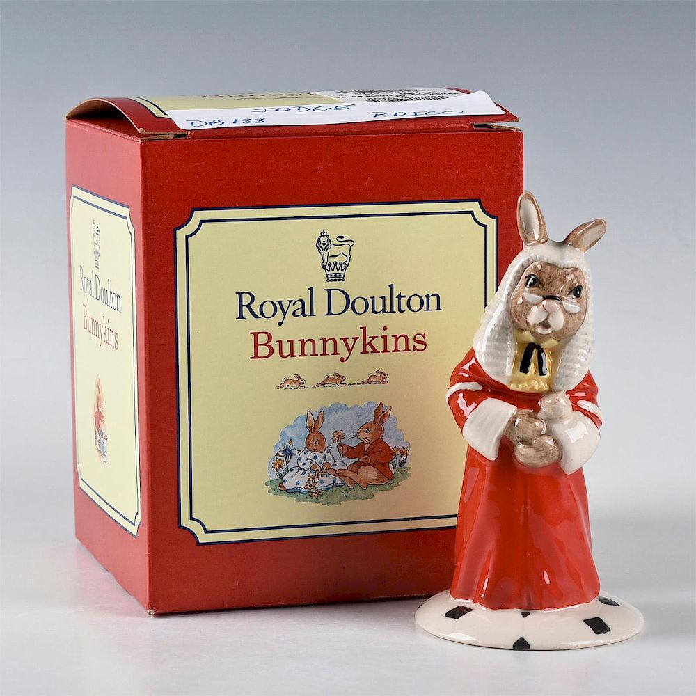 Appraisal: ROYAL DOULTON BUNNYKINS FIGURINE JUDGE DB Produced exclusively for Royal