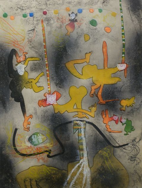 Appraisal: Roberto Matta Chilean - Untitled a pair of etchings each