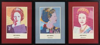 Appraisal: Andy Warhol - Queen Beatrix of the Netherlands Queen Margarethe