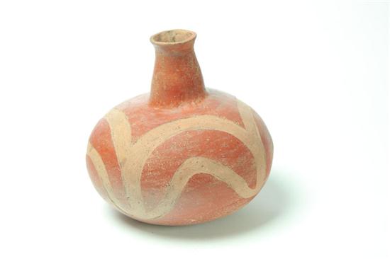 Appraisal: PREHISTORIC POTTERY WATER BOTTLE Quapaw culture ca - found in