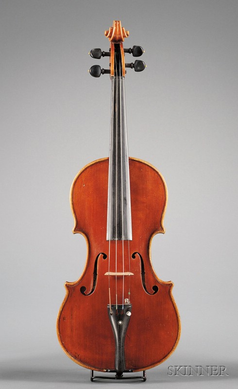 Appraisal: Modern Violin labeled CAESAR MAGGIALI MONETENSIS ITALY LA SPEZIA FECIT