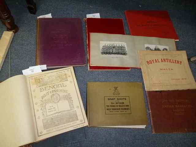 Appraisal: A COLLECTION OF EARLY TH CENTURY MILITARY RELATED BOOKS to