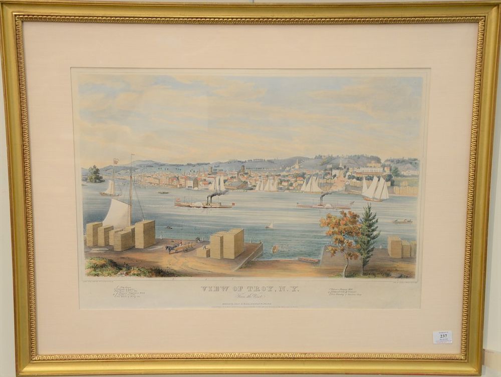 Appraisal: Lewis and Brown after Edwin Whitefield hand colored lithograph View