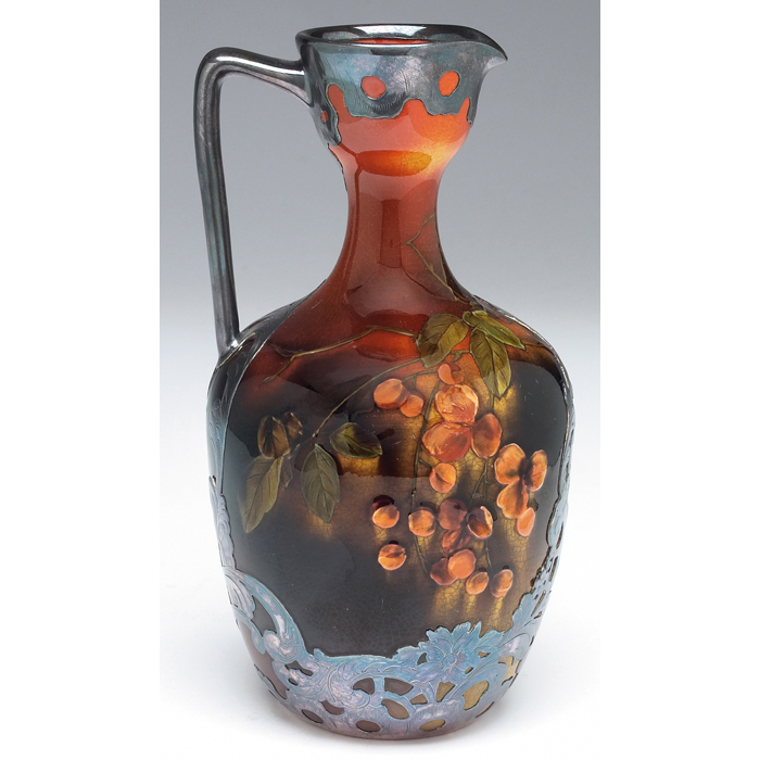 Appraisal: Rookwood handled vessel classic shape in a Standard glaze with