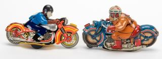 Appraisal: Two Vintage Motorcycle Toys Two Vintage Motorcycle Toys Germany and