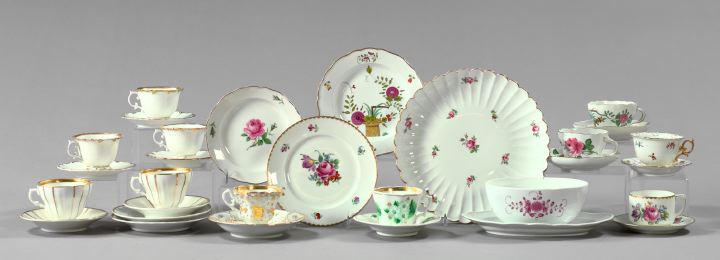 Appraisal: Interesting Twenty-Nine-Piece Collection of Porcelains produced by Meissen Royal Berlin