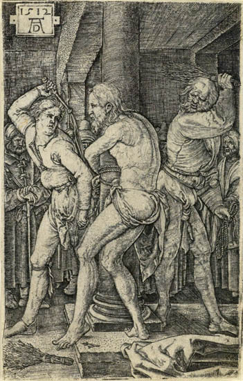 Appraisal: ALBRECHT D RER The Flagellation Engraving x mm x inches