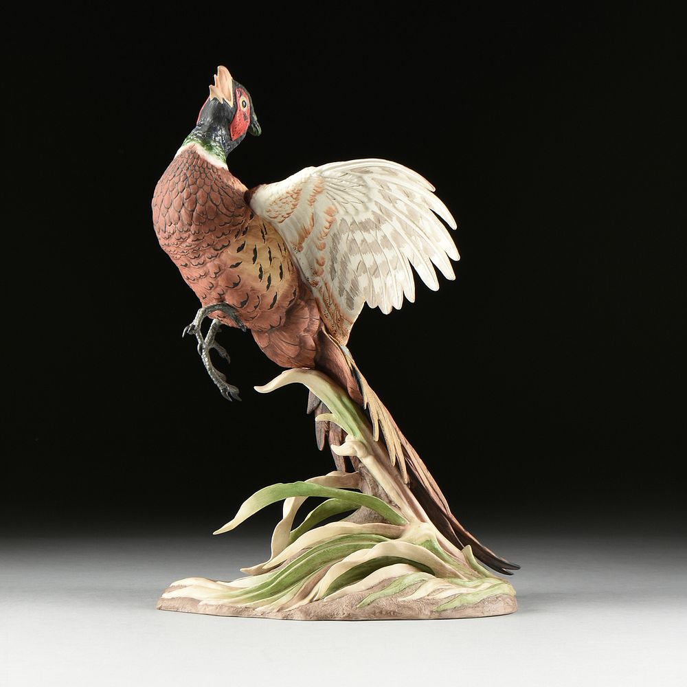 Appraisal: A BOEHM SCULPTURE Common Pheasant UNITED STATES A BOEHM SCULPTURE