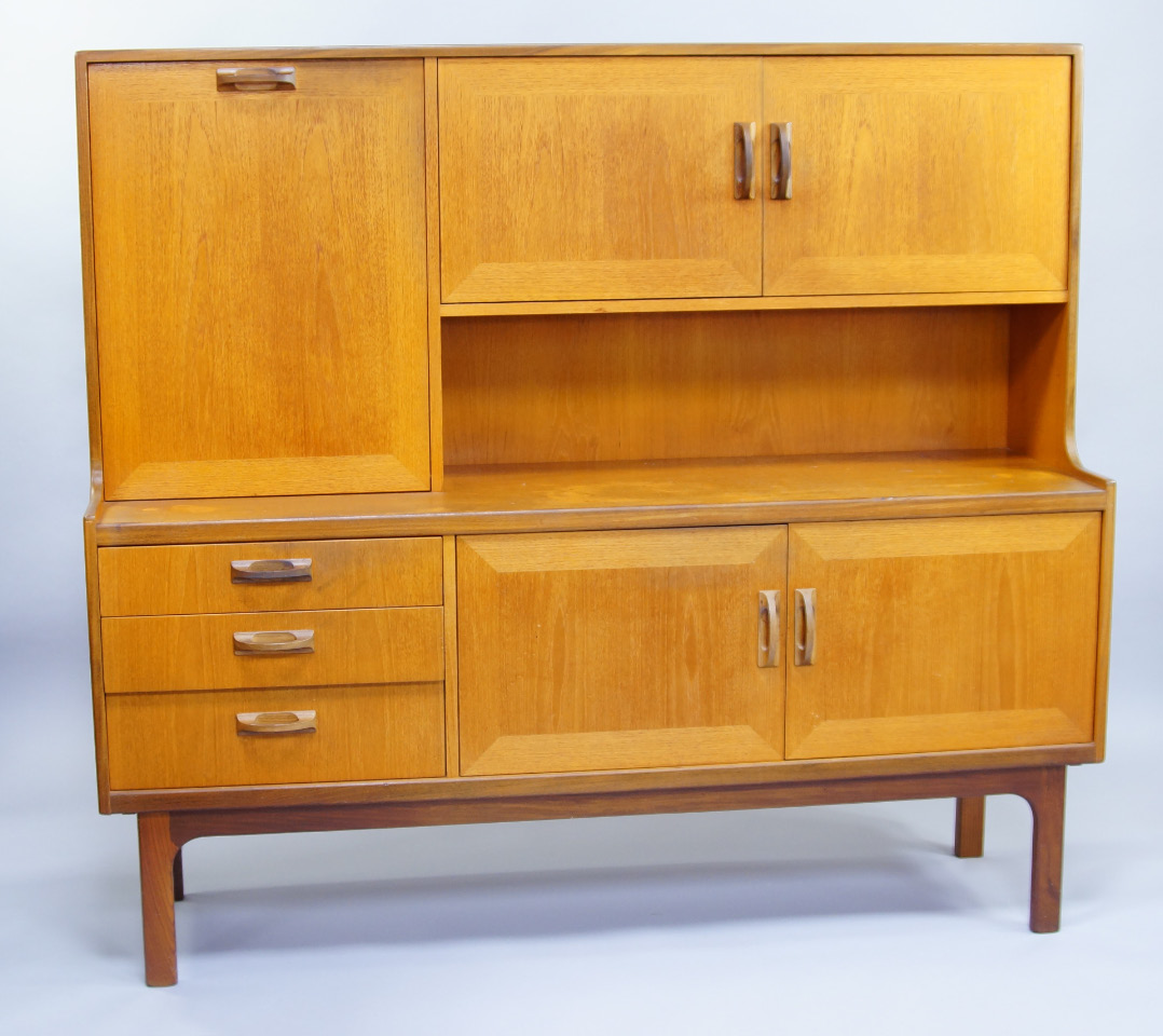 Appraisal: A 's G Plan light teak drinks cabinet sideboard with