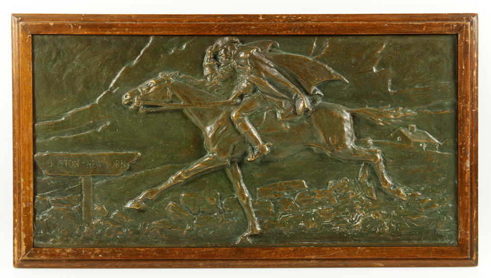 Appraisal: - Early th C Bronze Relief Plaque Early th century