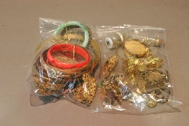 Appraisal: Two bags of costume jewellery