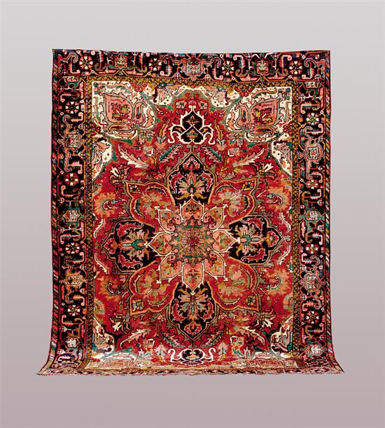 Appraisal: Persian Heriz carpet circa ' x '