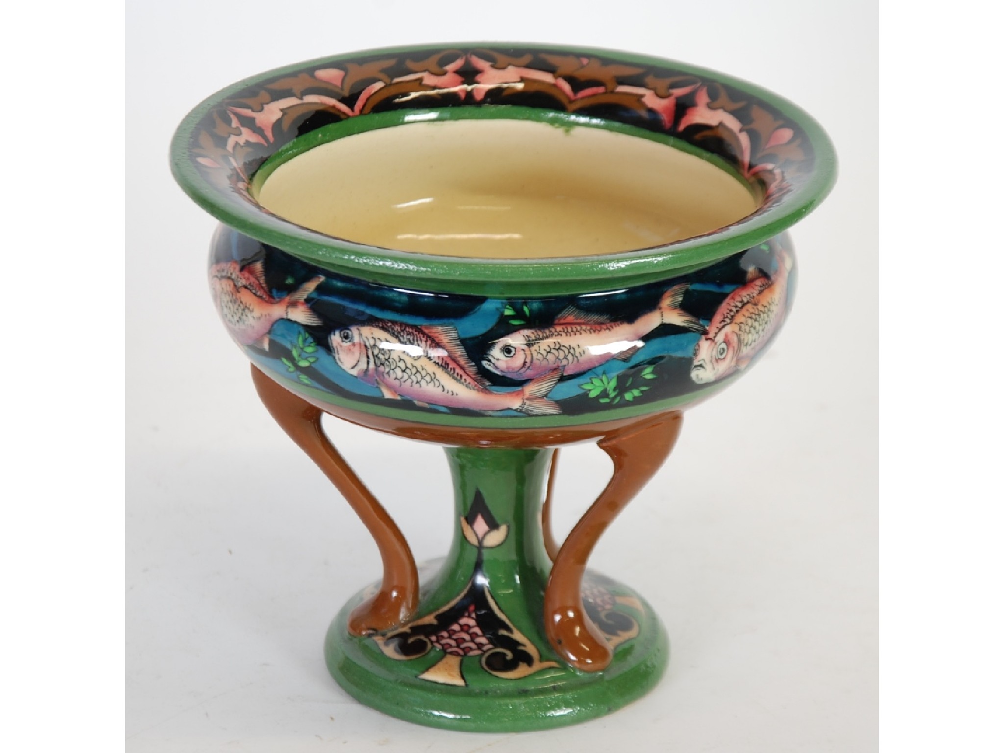 Appraisal: EARLY TWENTIETH CENTURY WILEMAN AND CO 'THE FOLEY' INTARSIO POTTERY